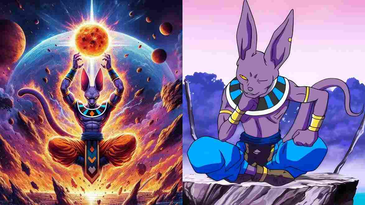 Beerus Anime To Manga in the Top 10 Strongest Dragon Ball Z Kai Characters